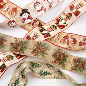Christmas ribbon 63 mm / Different