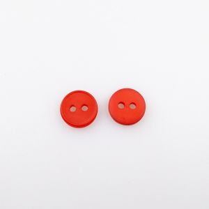 Simple button 11 mm / Red