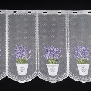 Curtain tulle Lavender Cafe / 60 cm