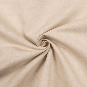 Linen and cotton blend fabric / Beige