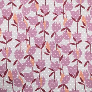 Printed chiffon Ombra / Pink