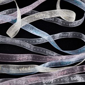 Organza ribbon "Baby", 10 mm / Different colours