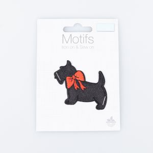 Iron-on motif / Scotty Dog