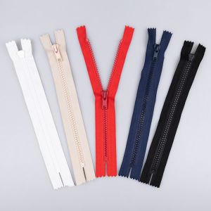 5 mm closed-ended Chunky zip 20 cm / Different shades