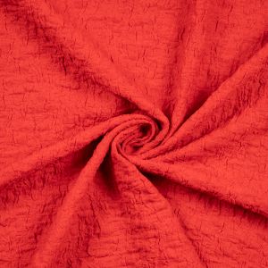 Wrinkle effect jersey / Red
