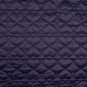 Quilted fabric Heart / 59 Navy