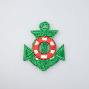 Iron on motif / Anchor green