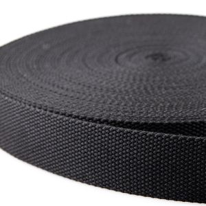 Strap tape cotton 40 mm / Black