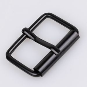 Buckle with roller 30 mm / Oxide-black