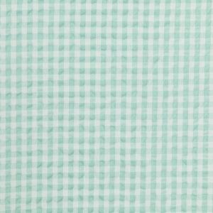 Plaid shirt fabric Dobby / Mint Green