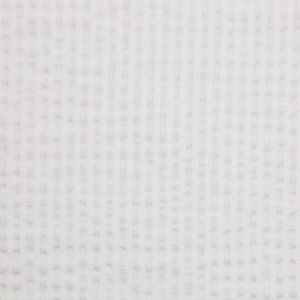 Plaid shirt fabric Dobby / White