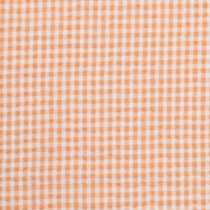 Plaid shirt fabric Dobby / Candy Peach