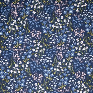Softshell Digital flowers / Navy