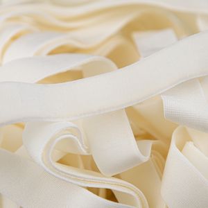 Velvety elastic bra shoulder blade hard 16 mm / 272 White