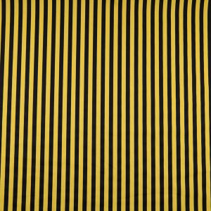 Printed cotton / Black-yellow