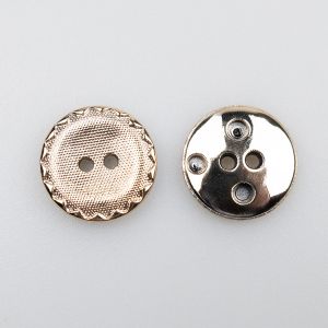 Metal button 18 mm / Gold