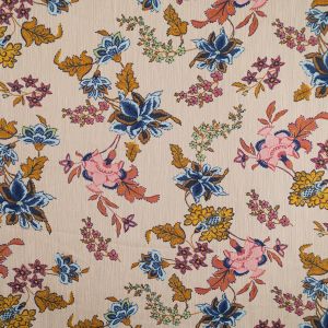 Printed chiffon / Beige