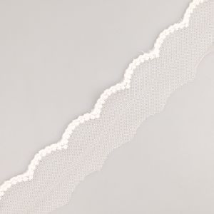 Tulle with embroidery 40 mm