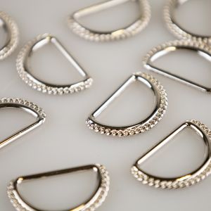 D-ring 27 x 18 mm / Silver