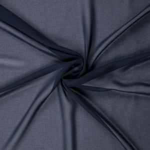 Crepe chiffon / Navy