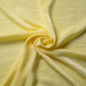 Satin velvet / Light Yellow