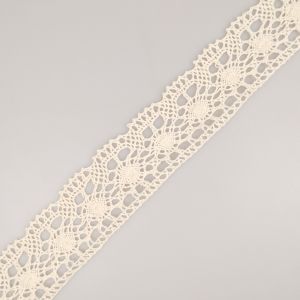 Cotton lace 7 / 42 mm / Natural