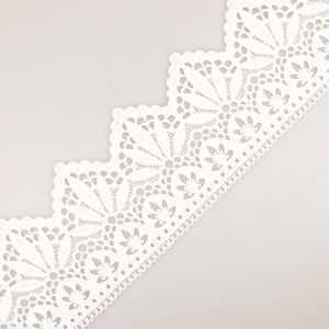 Guipure Lace 88 mm / White