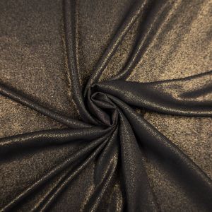 Metallic-sheen artificial silk / Golden