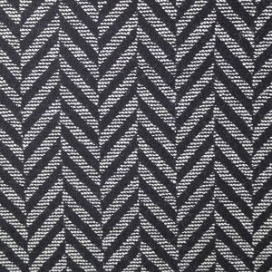 Woollen costume fabric / Black-White