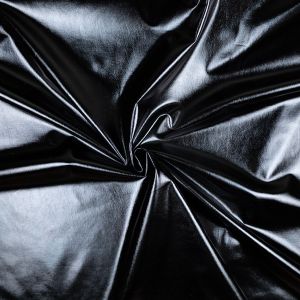 Leather-like lycra / Black