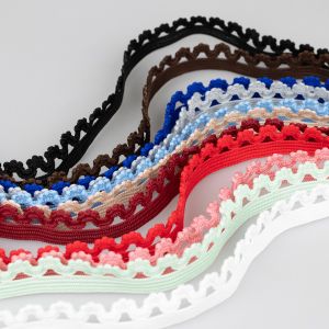Ric Rac elastic 16 mm / Different shades