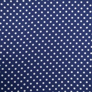 Printed chiffon / Blue-White