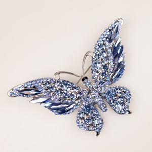 Brooch / Blue butterfly