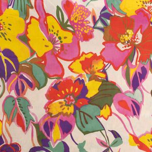 Print cotton Large Floral / Multi