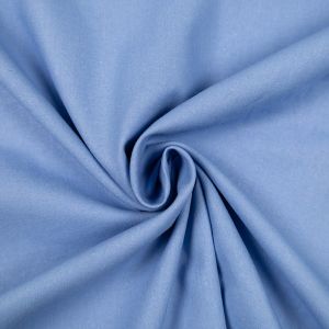 Cotton linen fabric / Light Blue