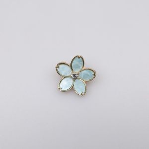 Brooch / blue small flower 2