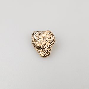 Metal shank button 20 mm / Gold