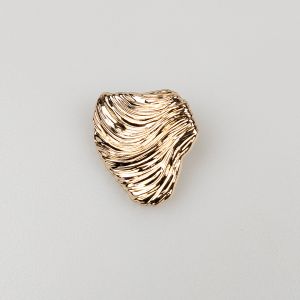 Metal shank button 25 mm / Gold