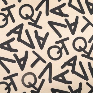 Printed lycra Scuba / Alphabet