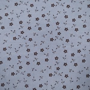 Needle cord fabric / Blue