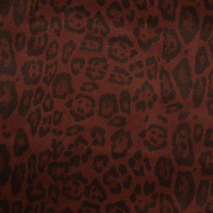 Scuba lycra Leopard print / Dark Red
