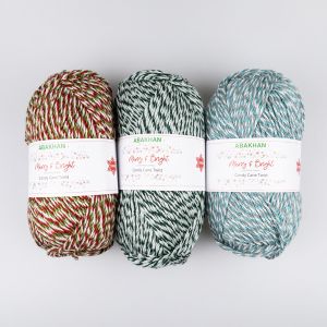 Yarn Abakhan Merry & Bright Candy Cane Twist DK 100 g / Different shades