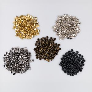 Double-cap rivet 9 mm, 70 pcs / Different shades