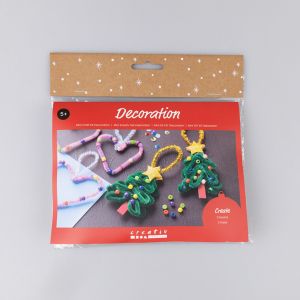 Craft kit / Hearts and Christmas Trees