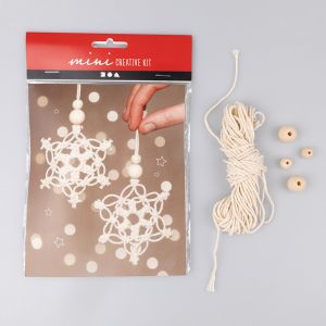 Craft kit / Macramé Snowflake