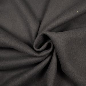 Wool coating Melton / D3 Dark Grey