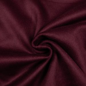 Wool coating Melton / D15 Dark Red