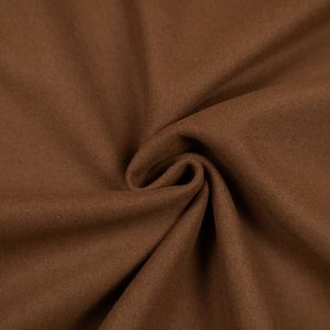 Wool coating Melton / D17 Brown