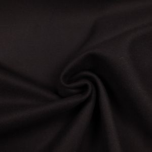 Wool coating Melton / D19 Black