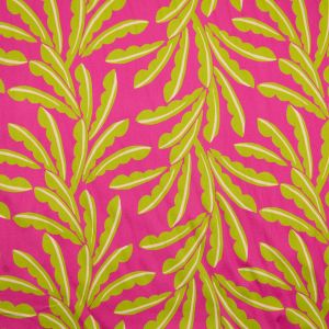 Viscose satin / 9 Flo Pink - Light Green